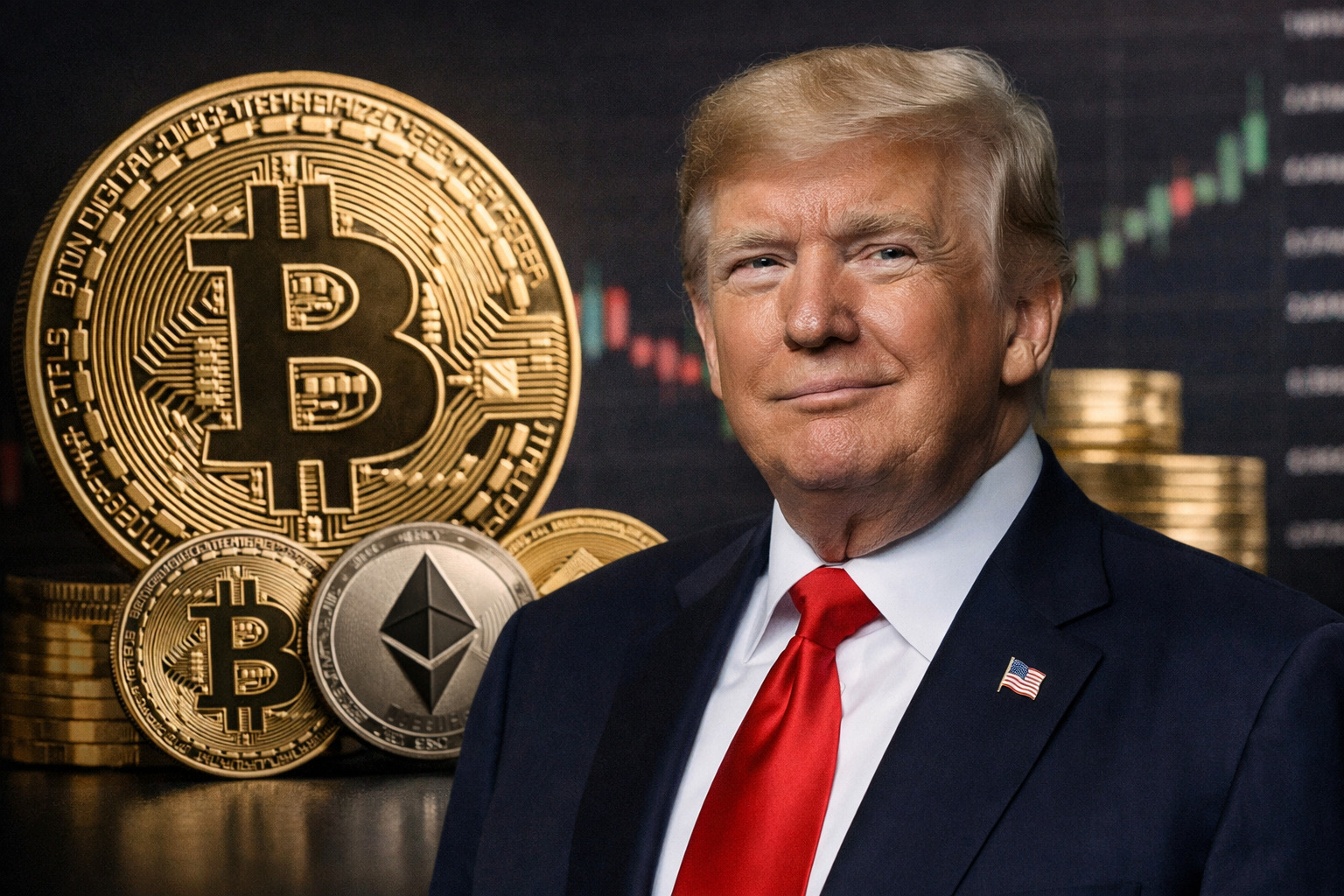 神秘巨鲸突然出手！特朗普结束访华前近8000万美元做多比特币