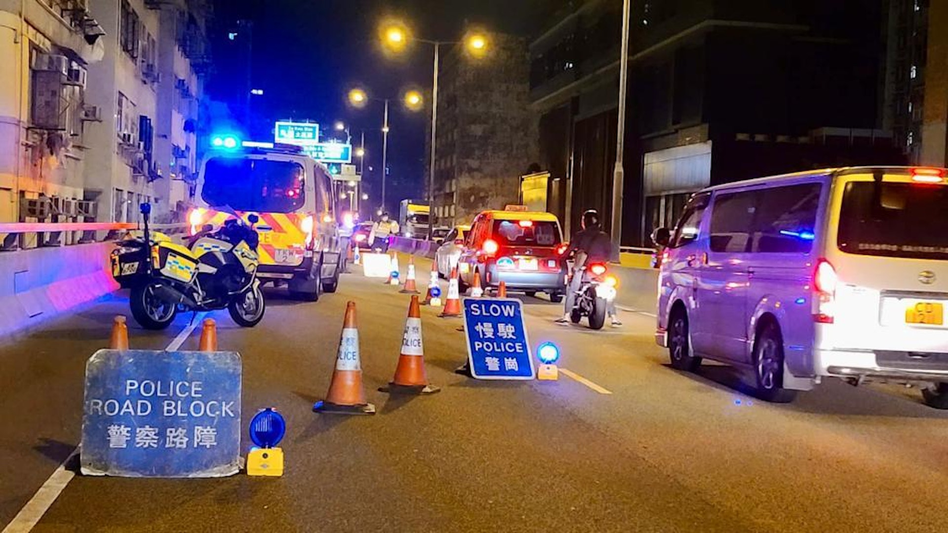 担心重演韩国踩踏事故！香港西九龙截600架车、逮捕10人 兰桂坊人流管制防意外