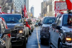 加拿大反疫苗强制抗议活动全国蔓延 示威者涌入致多地交通“瘫痪”