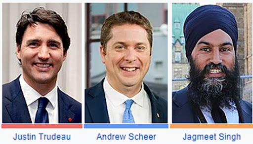 【加拿大大选】你会支持谁？一图看懂三大主要竞争政党政策