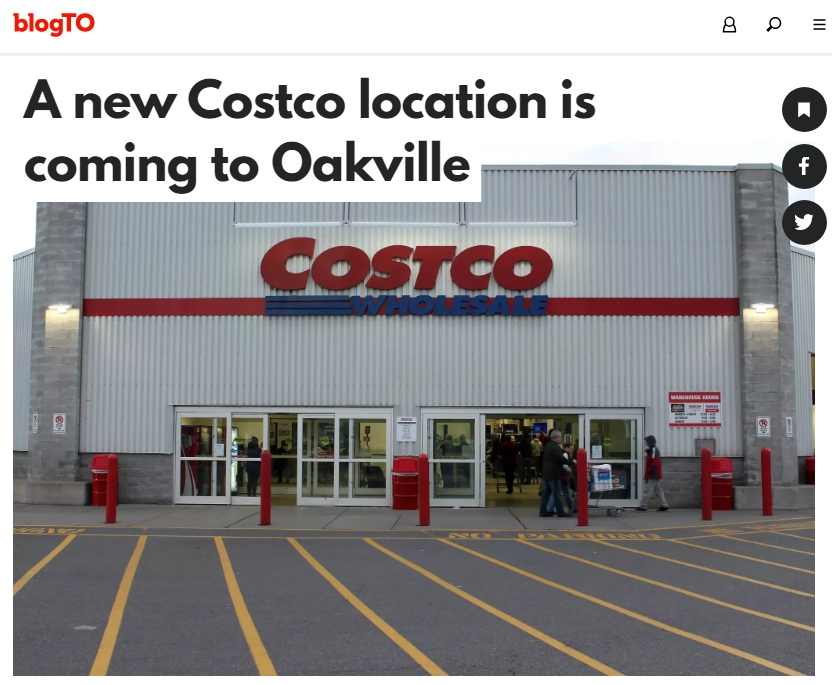 好消息！大多伦多又要新开一家Costco！网友跪求带加油站