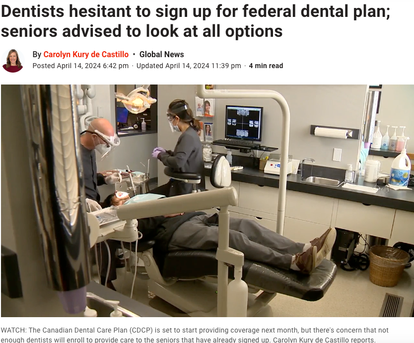 特鲁多全国牙科计划遇阻碍，牙医犹豫是否要加入